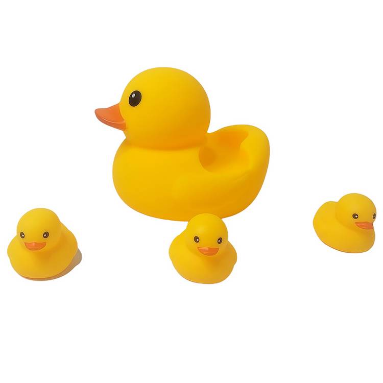 Chad Valley bathtime rubber duck set squeaky British brand