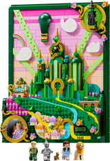 Lego LEGO Wicked Emerald City Wall Art Building Set 1518 Pieces- Buy online at McGrocer