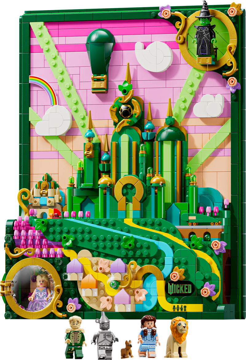 LEGO Wicked Emerald City Wall Art - British product