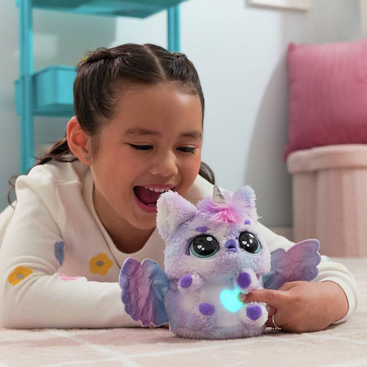 Hatchimals Secret Hatch Pufficorn interactive pet toy - British product