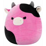 Squishmallows black and pink cow plush 12 inch (British brand)