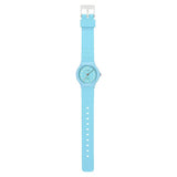 Casio Classic Analogue Blue silicone strap watch, imported from the UK