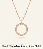 Cartier diamond necklace in 18-karat rose gold, imported from the UK