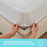 Silentnight terry towelling cot bed mattress protector, imported from the UK
