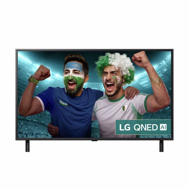LG QNED TV 43-inch 4K HDR smart TV (British brand)