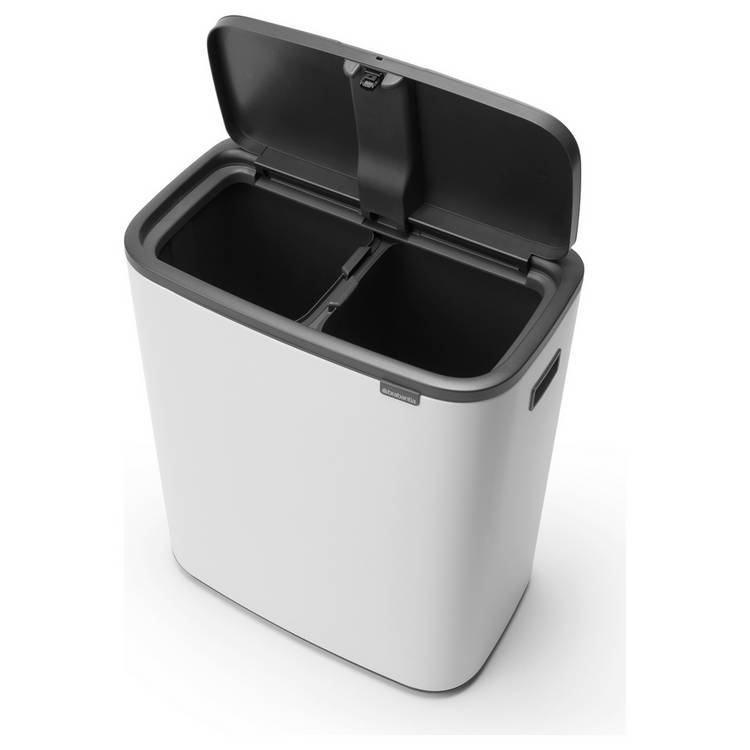 Brabantia Bo touch top bin white 60L - British product