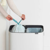 Brabantia Bo touch top bin white 60L - British product