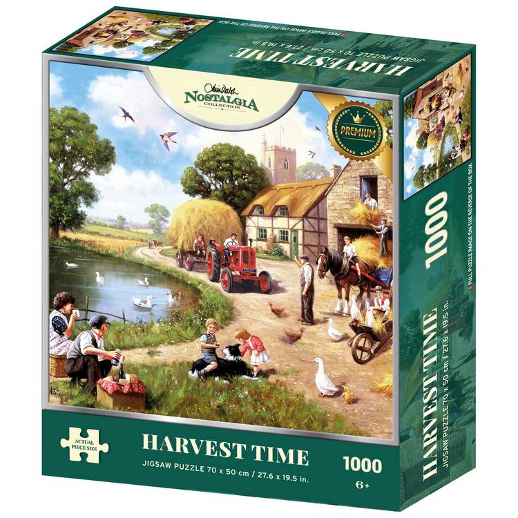 Kidicraft Harvest Time jigsaw puzzle 1000 pieces - British product