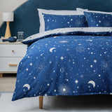 Argos Home celestial navy bedding set single, imported from the UK