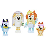 Bluey character figures wedding time 4 pack, imported from the UK
