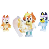 Bluey character figures wedding time 4 pack, imported from the UK