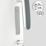 Breville Obliq kettle white 1.7L, imported from the UK