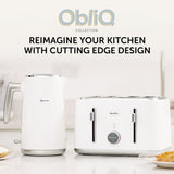 Breville Obliq kettle white 1.7L, imported from the UK