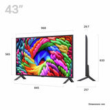 LG Smart TV NanoCell 4K 43 inch (British brand)