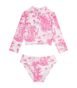 Harrods MARIE RAXEVSKY Jungle Print Crop Top Bikini Children's Swimwear Set (2-12 Years)- Buy online at McGrocer