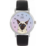 Superdrug Toff London Pink Ladies Beige Siamese Cat Head Watch- Buy online at McGrocer