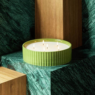 Argos Habitat x Morris & Co. Leather & Patchouli Ceramic Candle- Buy online at McGrocer