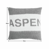 Habitat faux mohair cushion red 43x43cm - British product