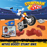 Stuntman Stu stunt bike playset Nitro Boost, imported from the UK