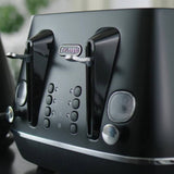 De'Longhi black 4 slice toaster - British product