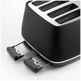De'Longhi black 4 slice toaster - British product