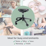 Leitz ergonomic sit stool faux leather - British product