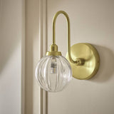 Argos Argos Home Metal Bathroom Wall Light - Brushed Brass- Buy online at McGrocer