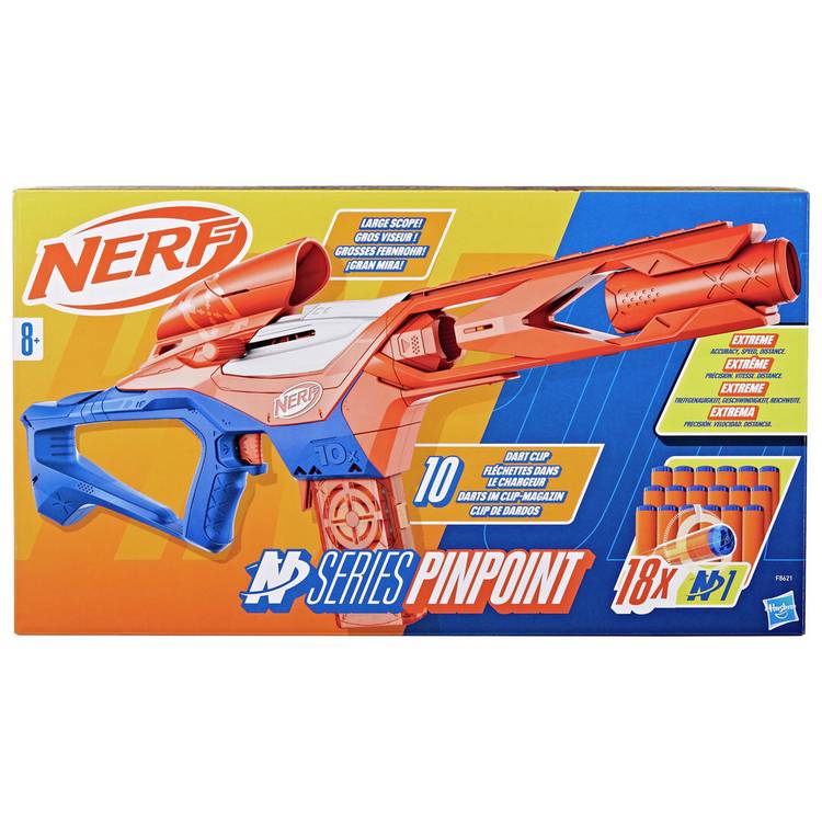 Nerf N Series Pinpoint blaster with 18 N1 darts - British product