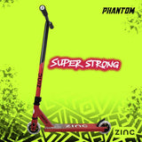 Zinc Phantom stunt scooter with stunt peg - British product