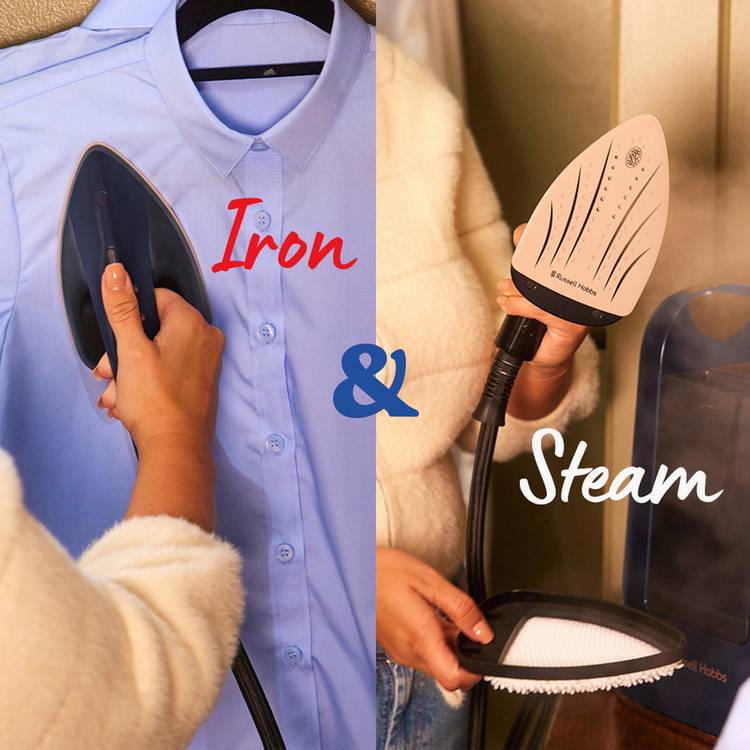 Russell Hobbs Steam Genie Maestro handheld steamer (British brand)