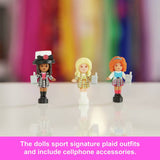 Polly Pocket Clueless micro dolls and car collector playset, UK version