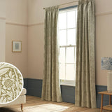 Argos Habitat x Morris & Co. Floral Curtains Green 117x137cm- Buy online at McGrocer