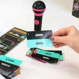 Lucky Egg Grab The Mic party game with foam microphone, UK version