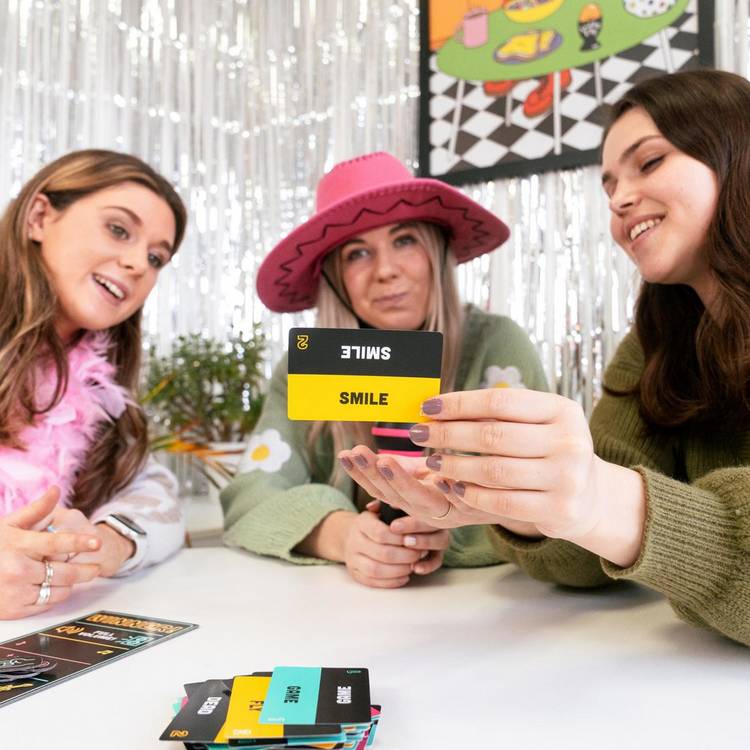 Lucky Egg Grab The Mic party game with foam microphone, UK version