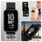 Reflex Active Corrus smartwatch black strap, imported from the UK
