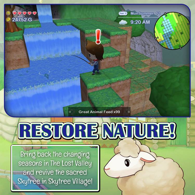 Harvest Moon Switch double pack The Lost Valley Skytree Village (British brand)