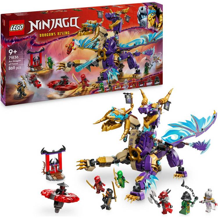LEGO Ninjago Arc Dragon of Focus building set - British product