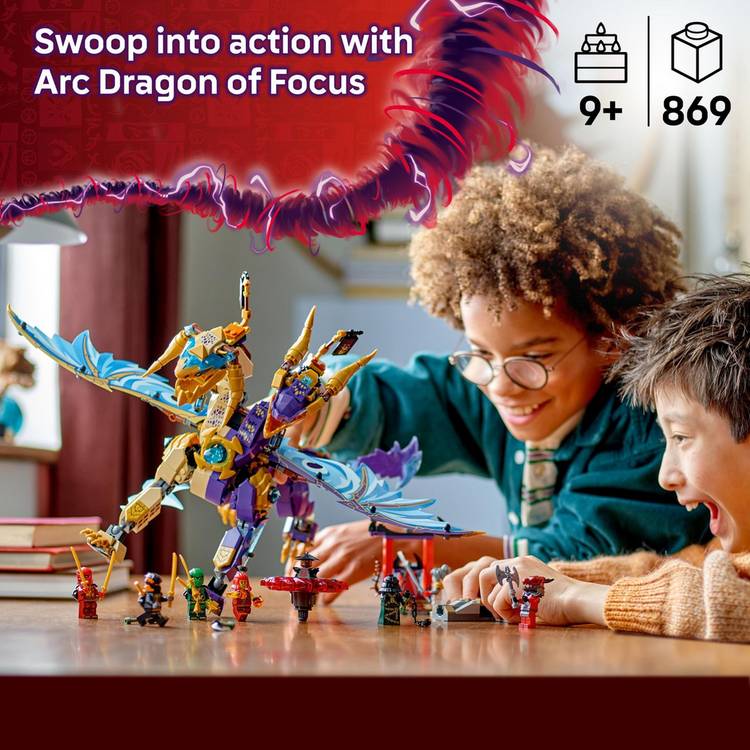 LEGO Ninjago Arc Dragon of Focus building set - British product