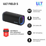 Sony ULT Field 5 portable Bluetooth speaker black (British brand)