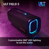Sony ULT Field 5 portable Bluetooth speaker black (British brand)