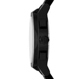 Armani Exchange chronograph watch black silicone 42mm (British brand)