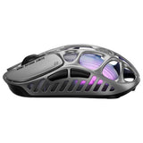 GravaStar Mercury X Pro wireless gaming mouse in silver (British brand)