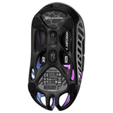 GravaStar Mercury X Pro wireless gaming mouse in silver (British brand)