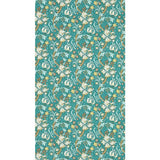 Clarke & Clarke Golden Lily teal blue wallpaper roll - British product