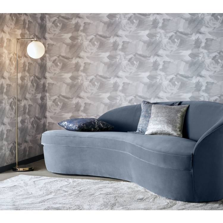 Clarke & Clarke Astratto dove grey wallpaper roll, UK version