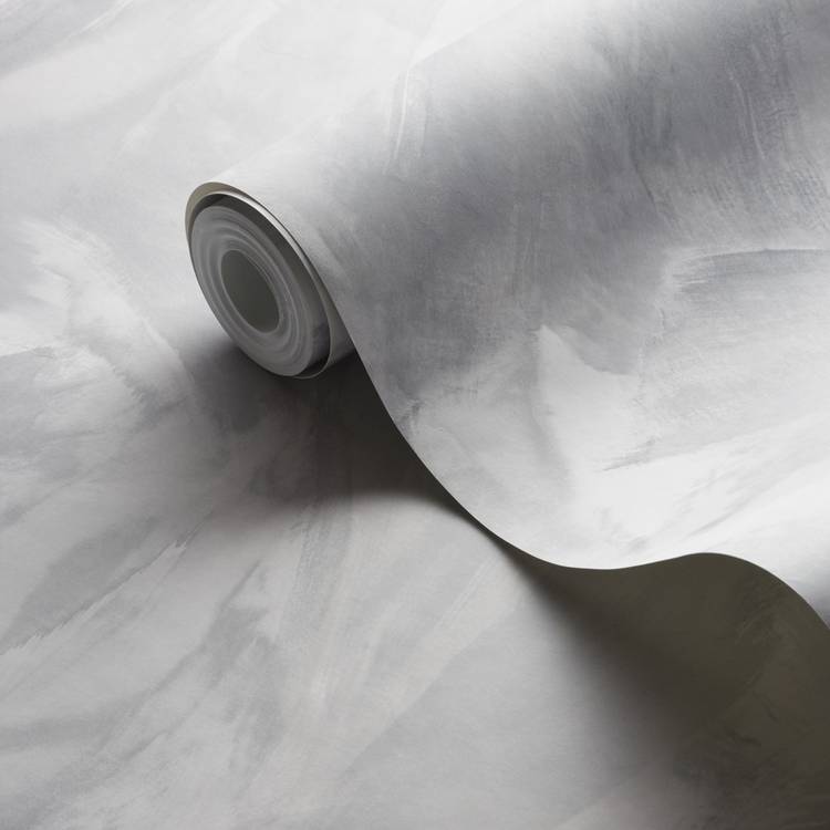 Clarke & Clarke Astratto dove grey wallpaper roll, UK version
