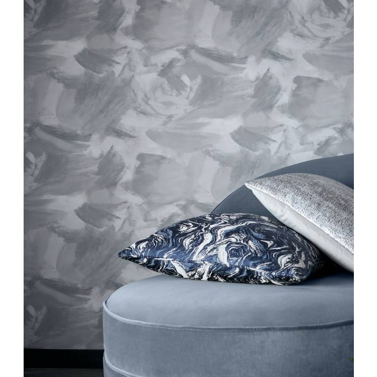 Clarke & Clarke Astratto dove grey wallpaper roll, UK version