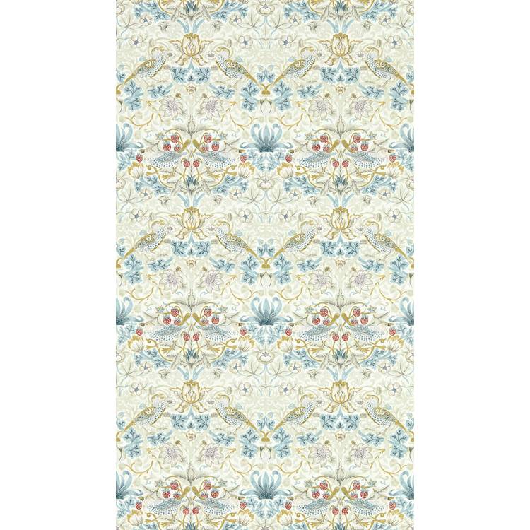 Clarke & Clarke Strawberry Thief wallpaper plum cream, imported from the UK