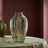 Argos Habitat Seed Pod Glass Vase - Green, 32.5cm- Buy online at McGrocer