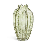 Habitat green seed pod glass vase H32.5cm (British brand)